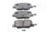 ASHIKA 51-05-511 Brake Pad Set, disc brake